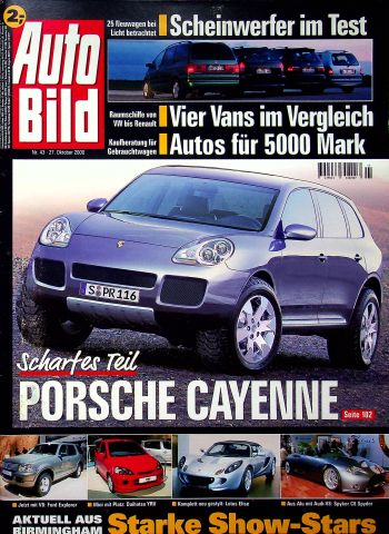 Deckblatt Auto Bild (43/2000)